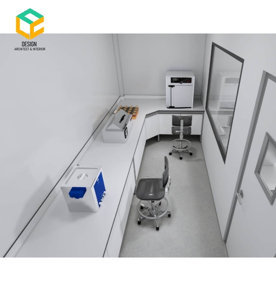 THIẾT KẾ THI CÔNG VĂN PHÒNG 4 TẦNG INVIVOLAB