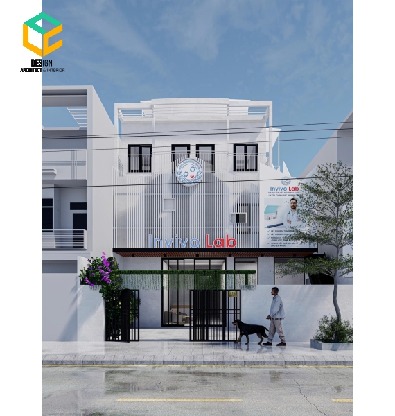 THIẾT KẾ THI CÔNG VĂN PHÒNG 4 TẦNG INVIVOLAB